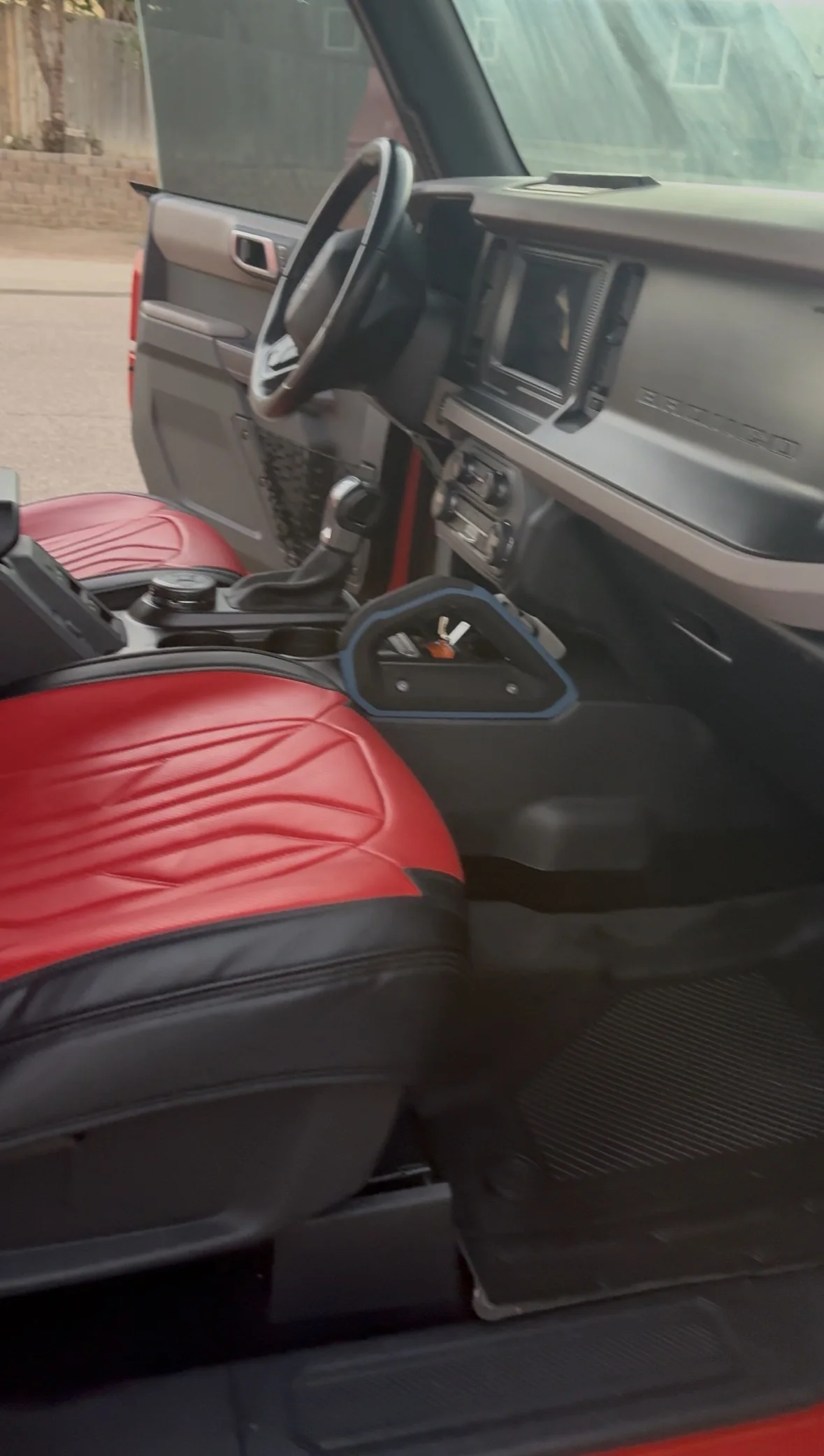 Ford Bronco front seats after an interior refresh