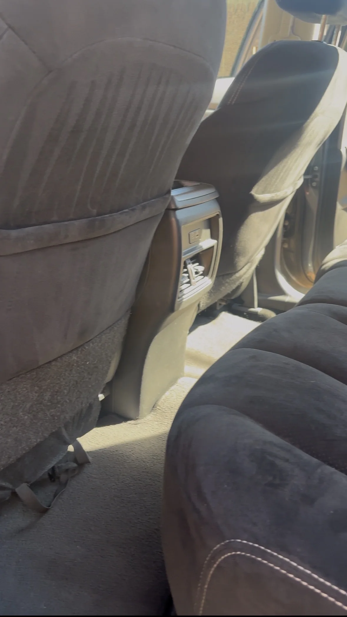 Honda rear seats after an interior refresh