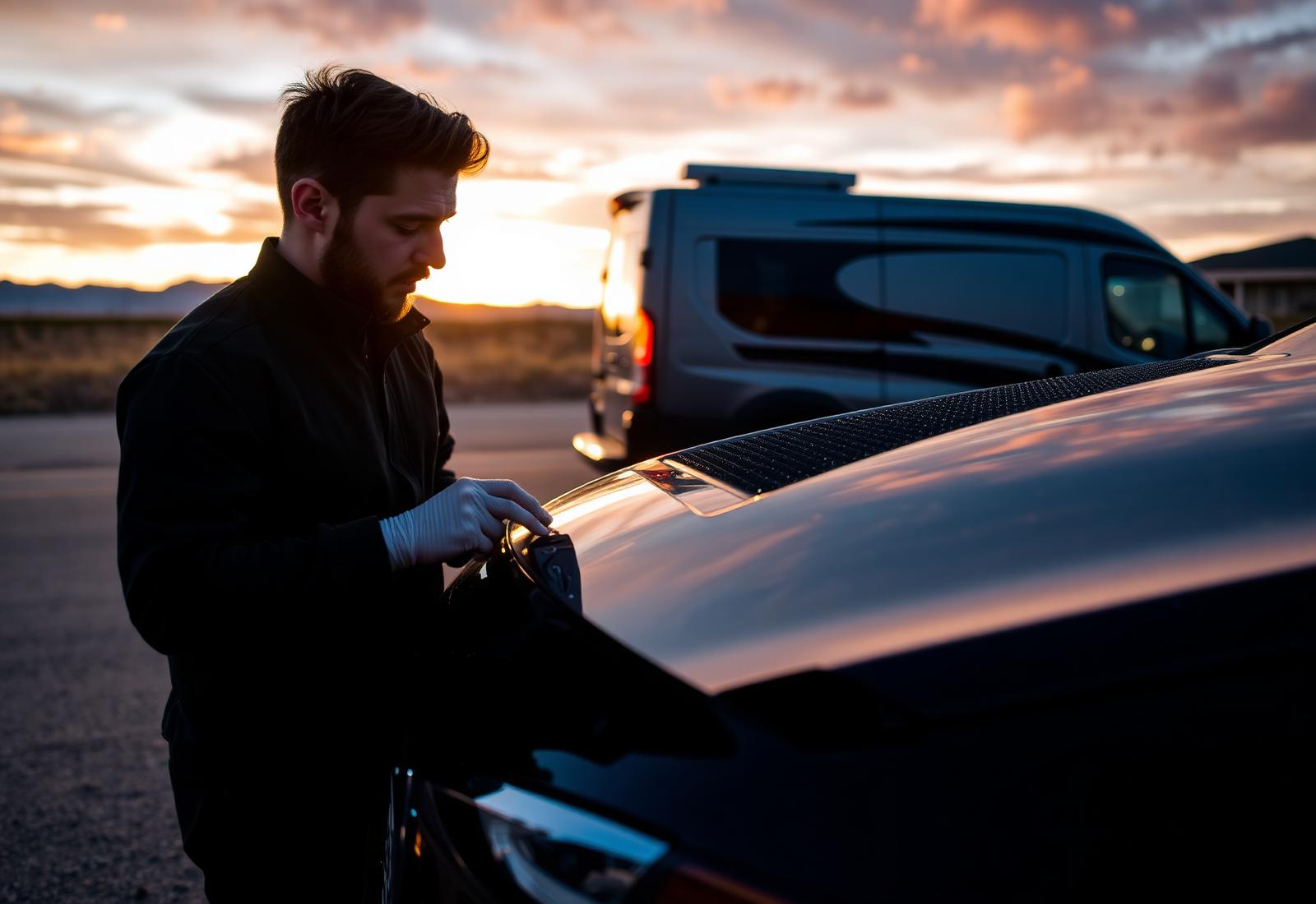 GlossPoint detailer at sunset in Pueblo